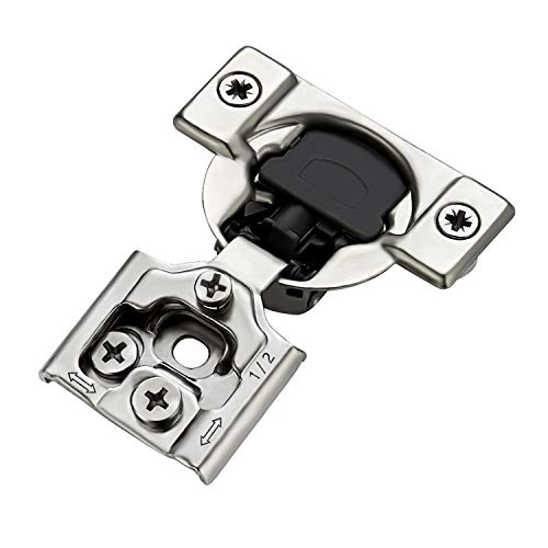 Soft Close Hinges for Kitchen Cabinet Hinges, 1/2 Inch Overlay, 2 Pack - size: 1/2 inch Overlay