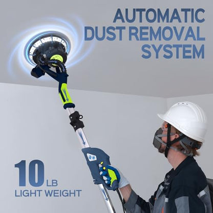 Drywall Sander, IMQUALI 2026 Upgraded 8-Amp Popcorn Ceiling Removal Tool - color: Blue & Green