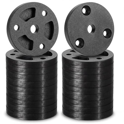 20 Pcs,2" X 1/4" Deck Board Ledger Spacers Bulk Building Drainage Tool - size: 2" X 1/4"