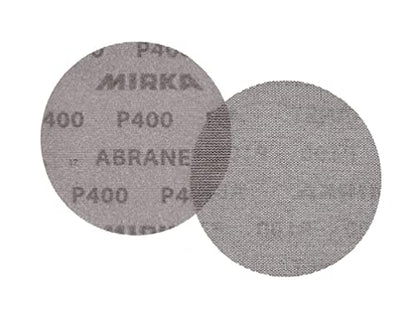 Mirka Abranet 5 Inch 400 Grit Mesh Sanding Discs, Hook and Loop, 10 Pack - size: Grit 400
