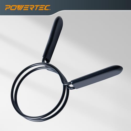 POWERTEC 3 Inch Double Loop Hose Clamps for Dust Collection Hose and Dryer Vent Hose, Quick Release Spring Clamps for Dust Collector and Dust Collection Fittings, 2 pack (70409) - size: 3 Inch, style: Double loop clamps (2 PK)