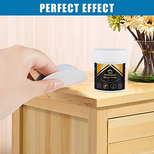 Deuvuo Natual Wood Putty, Wood Putty Filler - Our Wood Grain Filler Offers a Quick and Lasting Fix for Any Damage or Flaw - Paintable, Stainable, Sandable & Quick Drying - 9.87 Ounce - color: 9.87oz Natual