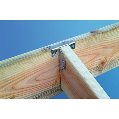 Simpson Strong-Tie RR RR Galvanized Ridge Rafter Connector for 2x6 (Pack of 50) - size: 50 Each