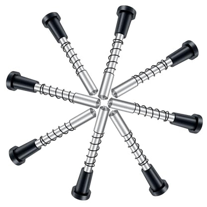 50 Pack Window Screen Plunger Latches with Caps Black - color: Black