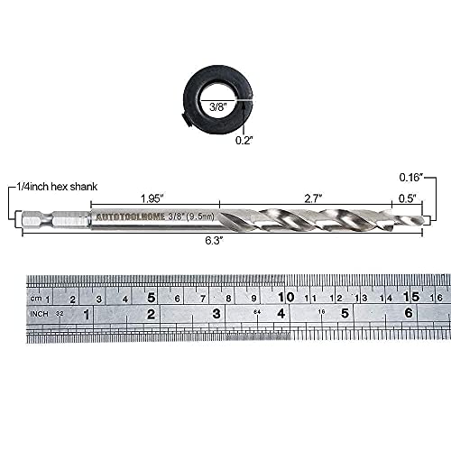 Pocket Hole Drill Bit for Pocket Hole jig Woodworking Step Drill Bits Guide