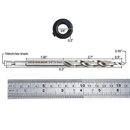 Pocket Hole Drill Bit for Pocket Hole jig Woodworking Step Drill Bits Guide