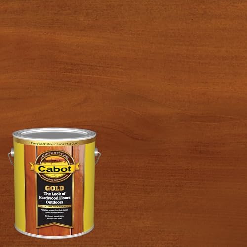 Cabot Gold, Satin, Sunlit Walnut, 1 Gallon - color: Sunlit Walnut, size: Gallon