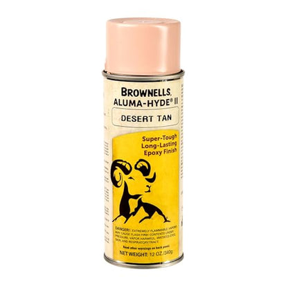 Brownells Aluma-Hyde 2 Epoxy Based Firearms Finish Aerosol Can Desert Tan - color: Desert Tan