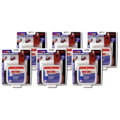 Red Devil 0549 ONETIME Lightweight Spackling Patch-A-Wall Kit, 1/2 Pint, Made in USA - size: Pack of 6, style: Kit