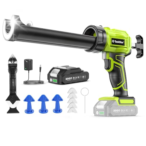 Taskstar Cordless Caulking Gun Compatible with Makita 18V Battery10-10.5 Oz - size: Brushed Motor +1 Battery