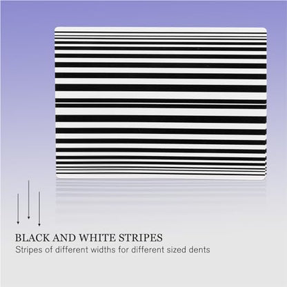 LadyRosian Reflector Line Board Paintless Dent Repair Kit with Yellow Stripe and Adjustable Holder for Auto Dent Checking Line Board Tools Dent Removal - color: Repair Tool D