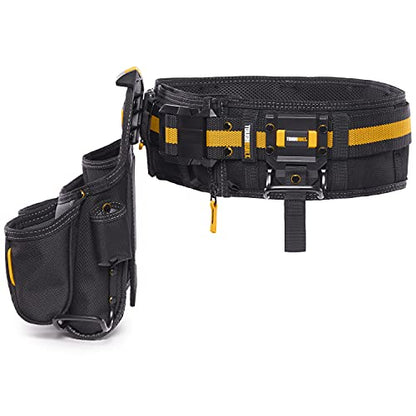 ToughBuilt ClipTech Series – 3-Piece Pro Framer Tool Belt Set, ClipTech™ Modular System with 2 Professional Pouches and Padded Belt, 1680D Heavy-Duty Construction (TB-CT-102-3P) - size: Pro Framer Rig (3 Piece)