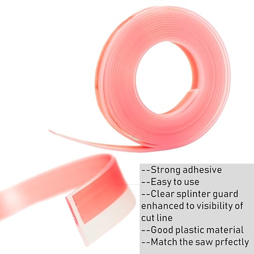 splinter guard strip for Festool and for Makita Most Guide Rail, 495209 for festool splinter guard replacement strip, 197 inch long
