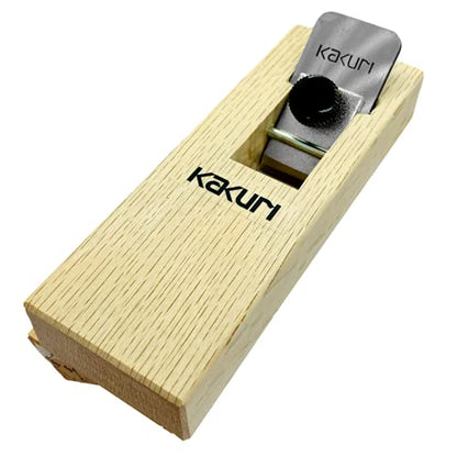 KAKURI Chamfer Plane for Wood [Adjustable 30°/45°/60°] - Japanese Corner Bevel Plane for Woodworking - Japanese Steel Blade & Oak Body, Made in JAPAN