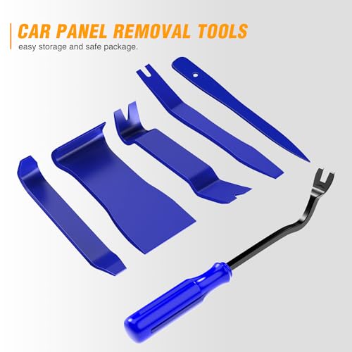 GOOACC 6PCS Auto Trim Removal Tool Kit Blue - color: Blue