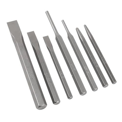 Performance Tool W760 7-Piece Punch and Chisel Set