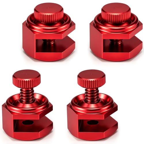 4 Pack Stair Gauge Set, Layout Tool for Framing Square, Red - color: Red