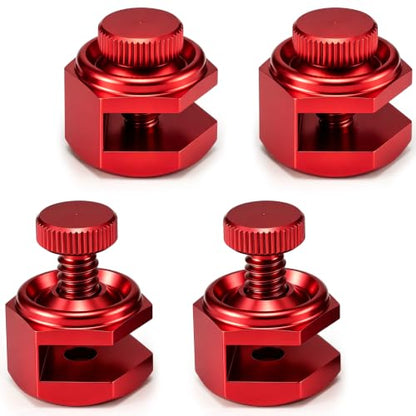 4 Pack Stair Gauge Set, Layout Tool for Framing Square, Red - color: Red