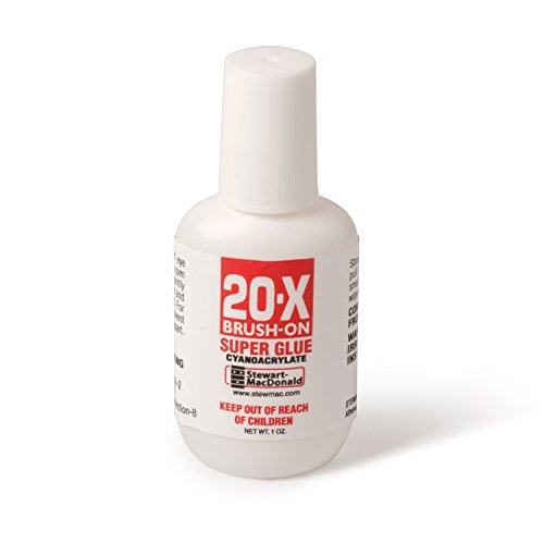 StewMac Brush On Super Glue 1oz, Medium Viscosity Guitar Binding Glue - size: Brush-on No. 20 Medium