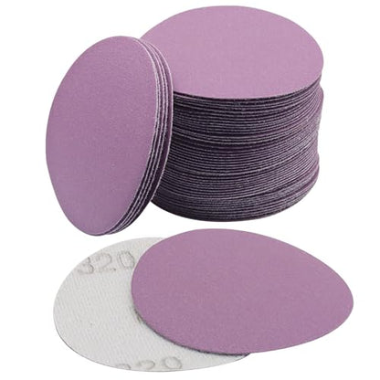 3 Inch 320 Grit Wet Dry Sandpaper, 50 Pcs - style: Grit 320
