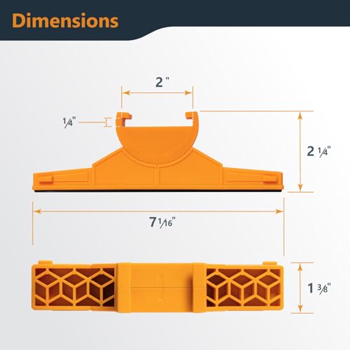 POWERTEC Swivel Jaws for Parallel Clamps, 2 Pack - Add-On Pivot Jaws for Irregular Shapes, Cabinet Door & Frame Gluing, Compatible with Most Standard Parallel Clamps (72156) - style: Parallel Clamp Swivel Jaws (2PCs)