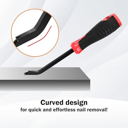 Upholstery Staple Remover Heavy Duty Staple Remover Tool for Floor,Carpet,Wood,Construction,Furniture,Also Used in A Variety of Nailed Picture Frames and Wooden Boxes (M-2P)