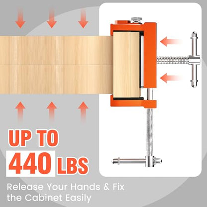ECY Cabinet Clamps, Cabinet Face Frame Alignment Tool, 4 Pack, Orange - color: Orange - 4 Pack