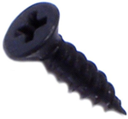 Hard-To-Find Fastener Phillips Flat Twinfast Wood Screws, Black Phosphate, Durable & Secure Indoor Wood Screws for Cabinets, Home Improvement, DIY, Construction, Interior Renovations, #4 x 1/2" - size: #4 x 1/2"