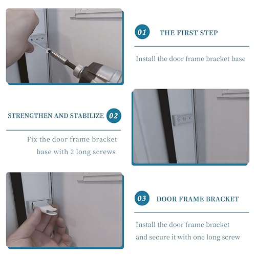 Storm Door Closer Bracket Fits Andersen Door Repair Kit Set of 1 White