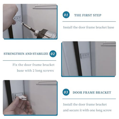 Storm Door Closer Bracket Fits Andersen Door Repair Kit Set of 1 White