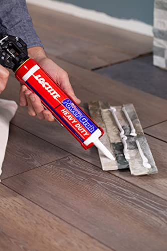 Loctite Power Grab Express Heavy Duty Construction Adhesive, 9 fl oz Cartridge, Versatile Constuction Glue for Wood, Wall, Tile, Foam Board & More (Pack of 2) - size: 2 Pack
