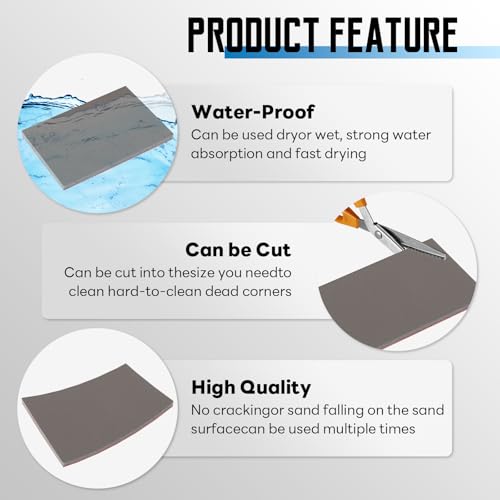 20Pcs Sanding Sponge, 3 x 4 Inch Soft Foam Sanding Block, 2000 Grit - style: 2000 Grit