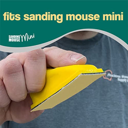 KEYSTONE 25 Pack of Sanding Mouse Mini Abrasive Sheets 80 grit - style: 80 Grit
