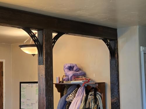 24 inch x 15 inch Heavy Duty Shelf Brackets , Metal Mantel Brackets (Set of 2) Fireplace Mantel Brackets - Countertop Support , Max Load 1100 Lbs (24 ’‘ x 15 ’‘) - size: 24 inch x 15 inch