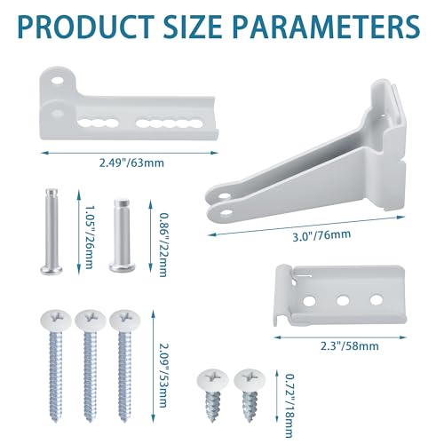 Storm Door Closer Bracket Fits Andersen Door Repair Kit Set of 1 White