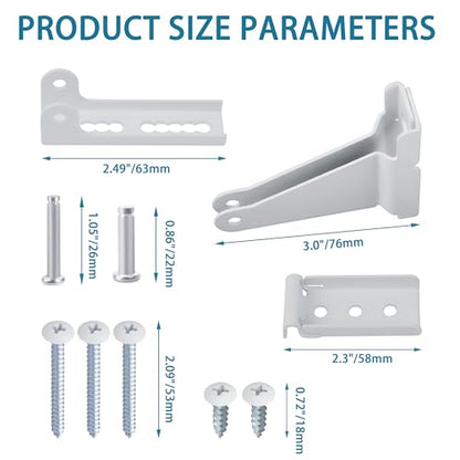 Storm Door Closer Bracket Fits Andersen Door Repair Kit Set of 1 White