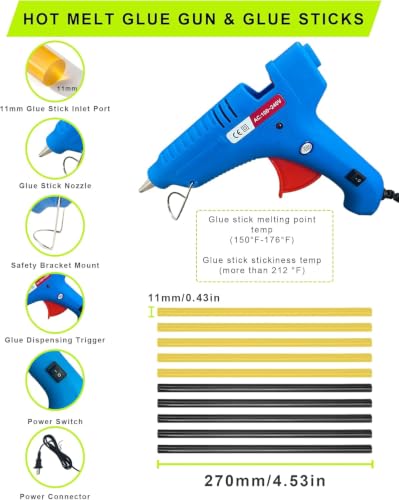 25pcs Dent Puller Kit,Paintless Dent Repair Kit for Dent Removal - color: 25pcs