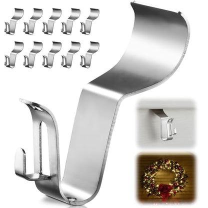Vinyl Siding Hooks, (10 Pack) No Hole Heavy Duty Siding Clip Hanger - size: 10 Pack