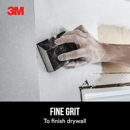3M Angled Sanding Sponge, Fine Grit - size: Fine