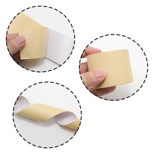 Lilaly 2 inches x 32 feet Wood Grain Repair Tape,Wood Grain Tape,Widely Used for Tables, Doors, Floor and DIY(Beige) - color: Beige
