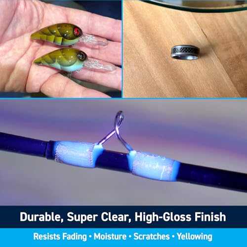 TotalBoat Clear Acrylic UV Resin Kit with UV Cure Light - 200g