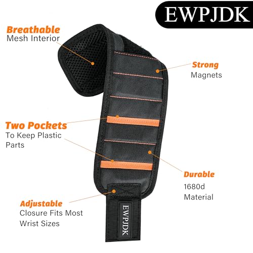 EWPJDK Magnetic Wristband for Holding Screws, Stocking Stuffers Gifts