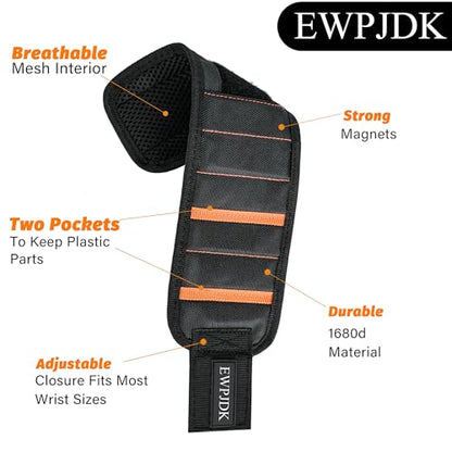 EWPJDK Magnetic Wristband for Holding Screws, Stocking Stuffers Gifts