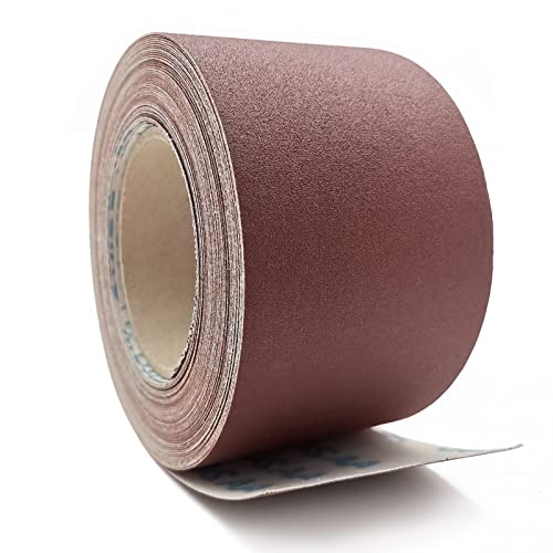 320 Grit Sandpaper Roll, 3 Inch x 49 Feet Emery Cloth Roll Aluminum Oxide Abrasive Paper Roll Continuous Sandpaper for Metalworking, Woodworker, Furniture Repair, Sanding Automotive Plumbing - size: 320 Grit
