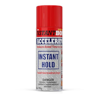 Instant Bond Super Fast Strongest Glue & Accelerator Small Kit 50ml/170g