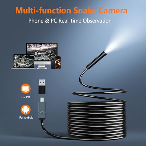 Hayve 4.3inch Industrial Endoscope ES01 Borescope Inspection Camera 16.5FT