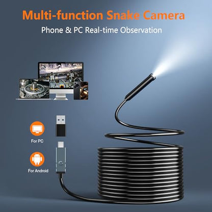 Hayve 4.3inch Industrial Endoscope ES01 Borescope Inspection Camera 16.5FT