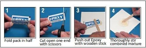 Hardman Double Bubble Red (#04001) Extra Fast Setting 3-5 Minute Epoxy - 5 Pack