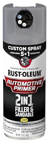 Rust-Oleum Automotive 2-in-1 Filler & Sandable Primer, Gray - size: 12 Ounce (Pack of 1)