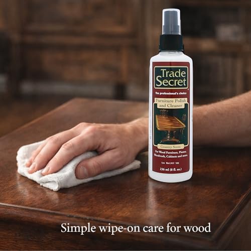 Trade Secret Country Wood Furniture Polish, Low VOC, 8 fl oz (236 ml) - color: Polish and Cleaner